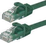 CAT6 Straight Patch 550MHz UTP Cable 1' GREEN