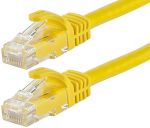 CAT6 Straight Patch 550MHz UTP Cable 7' YELLOW 