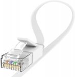 Cat6 Flat Patch Cable 3' White 