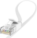 CAT6 Flat Patch 25' White Cable