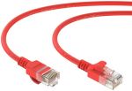 Cat6a SLIM Cable 1' Red