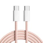 USB Type C-C Cable 480Mpbs 20V3A 60W 1M(3ft) Pink
