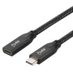 USB-C Male to Female Braided 10Gbps Cable 2'
