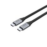 Unitek C14082ABK USB3.1 Gen2 CM To CM Cable with Data/PD/4K Display 1M  Grey/Black