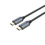Unitek  C14079GN USB3.1 Gen2 CM To CM Briad Cablewith Data/PD/4K Display 1M Dark Green