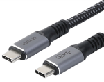 USB4.0 Type-CM/CM 20Gb/s 
Support 4K@60Hz 100W(20V 5A) 
With E-mark 6.6ft