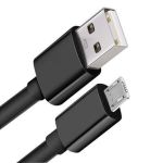 USB A 2.0 to Micro USB Cable M/M 6.5ft Black