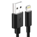 USB A to Lightning CableM/M 6ft Black