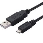 USB2.0 A to USB2.0 micro B M/M1.5'Black #UMAB1M