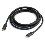 Thunderbolt 3 40Gbps Passive Cable 1.6'Peer-to-Peer 10Gbit networkingDual 4K@60HZ video resolution outputs or a single