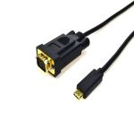 USB-C Male To VGA Male 1920*1080@60Hz 3FT Black