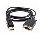 DP to VGA Cable Male to Male 10ft Black