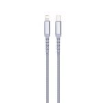MFi Lightning to USB-C  Cable 3.3ft Braided Grey