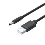 Unitek Y-C495BK 1M USB AM To DC3.5*1.35MM Male Power Cable Black