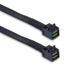 Internal Mini SAS HD SFF-8643 to SFF-8643 Cable12 Gbps 1.6ft Black