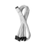 CableMod C-Series Pro ModFlex Sleeved 12VHPWR PCI-e Cable for Corsair White 1 x 16-pin to 4 x 8-pin PCI-e cable