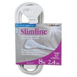 Southwire 16/3 8' Slimline Extension Cord White