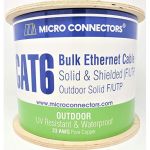MC TR4-560WOU-500 500 Feet Cat6 Solid STP Outdoor Bulk Ethernet 23AWG Cable White