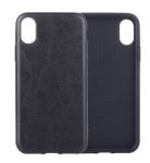 iPhone X/XS TPU Leather Case Black