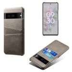 PU Leather Protctive Case for Google Pixel 7 Prowith 2 Card HolderGrey