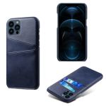 PU Leather Protctive Case for iPhone 13 Pro Max with 2 Card Holder Dark Blue