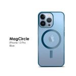Blue iPhone 13 Pro MagCircle MagSafe PC Electroplating Case