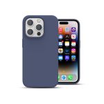 iPhone 15 Pro Max (6.7in) Silicone Magnetic Case (Compatible with 
Magsafe) Midnight Blue