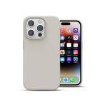 iPhone 15 Pro (6.1in) Silicone Magnetic Case (Compa (Compatible with 
Magsafe) Stone
