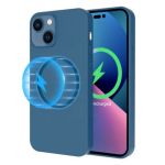 iPhone 14 (6.1in) Silicone Magnetic CaseCapri Blue