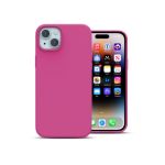 iPhone 15 (6.1in) Silicone Magnetic Case (Compatible with 
Magsafe) Rose Red