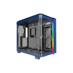 Montech KING 95 (PRUSSIAN BLUE) Dual-Chamber ATXMid-Tower PC Gaming Case High-Airflow Toolless Panels Sturdy Curved Tempered