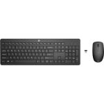 HP 230 Wireless Mouse and Keyboard Combo - USB Type A Wireless RF 2.40 GHz Keyboard - USB Type A Wireless RF Mouse - Compatible with PC  Mac