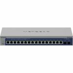 Netgear Smart S3600 XS516TM Ethernet Switch - 16 Ports - Manageable - 10 Gigabit Ethernet  Gigabit Ethernet - 10/100/1000Base-T  10GBase-X - 3 Layer Supported - 64.80 W Power Consumptio