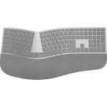 Microsoft Surface Ergonomic Keyboard - Wireless Connectivity - Bluetooth - QWERTY Layout - Notebook - Windows - Gray