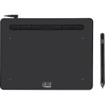 Adesso 8in x 5in Graphic Tablet - Graphics Tablet - 8in x 5in - 5080 lpi Cable - 8192 Pressure Level - Pen - 1 - Mac  PC - Black