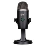 Blue Microphones 988-000400 Yeti Nano Black USBMicrophone Stereo - 20 Hz to 20 kHz - Wired - Electret Condenser