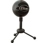 Blue 988-000069 Snowball Wired Condenser Microphone 40 Hz to 18 kHz Cardioid Omni-directional Stand Mountable USB Black