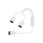 Corsair CL-9011132-WW iCUE LINK Cable 1x 600mmY-Cable with Straight Connectors White