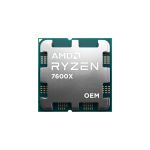 AMD Ryzen 5 7600X OEM/Tray Processor 6 Cores12 Threads 4.7GHz Base Clock 5.3GHz Max Turbo 105W TDP AMD Radeon Graphics