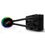 Asus ROG RYUO 120 RGB AIO Liquid CPU Cooler120mm Radiator 120mm 4-Pin PWM Fan with Livedash OLED Panel and Fanxpert