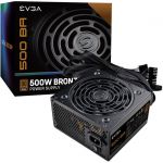 EVGA 100-BA-0500-K1 500 BA Power Supply 80 Plus Bronze Rated Non-Modular Black