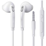 4XEM Earbud Earphones For Samsung Galaxy/Tab (White) - Stereo - White - Wired - Earbud - Binaural - In-ear