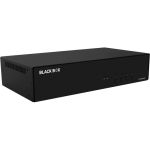 Black Box Secure KVM Switch - FlexPort HDMI/DisplayPort - 4 Computer(s) - 2 Local User(s) - 3840 x 2160 - 11 x USBHDMIDisplayPort - TAA Compliant