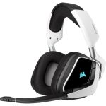 Corsair CA-9011202-NA VOID RGB ELITE Wireless Premium Gaming Headset with 7.1 Surround Sound White