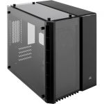 Corsair CC-9011134-WW Crystal 280x Computer CaseBlack - Tempered Glass - 5 x Bay - Micro ATX Motherboard Supported