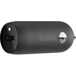 Belkin CCA004btBK BoostCharge 30W USB-C Car Charger 12V DC Input 3A Output Black