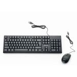 Verbatim Wired Keyboard and Mouse - USB Cable Keyboard - USB Mouse - 1000 dpi - Multimedia Hot Key(s) - Symmetrical - Compatible with Linux  Windows  Chrome OS  Mac  PC  Mac OS