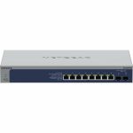 Netgear Smart S3600 XS508TM Ethernet Switch - 8 Ports - Manageable - 10 Gigabit Ethernet  Gigabit Ethernet - 10/100/1000Base-T  10GBase-X - 3 Layer Supported - 32.70 W Power Consumption