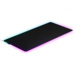 SteelSeries Cloth RGB Gaming Mousepad - 0.16in x 48.03in x 23.23in Dimension - Black - Silicon  Rubber  Fabric - Anti-slip