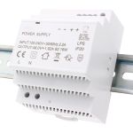 Brainboxes 96W Single Output Industrial DIN Power Supply - DIN Rail - 48 V Output - 96 W - 85% Efficiency